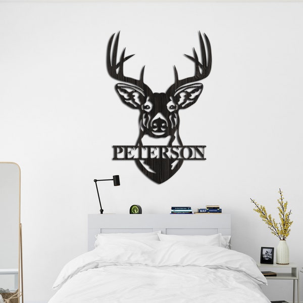 Deer Head Wall Decor Etsy