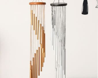 Large wind chimes for outdoors, Indoor wind chimes, Garden wind chimes, Wind chimes deep tone, Patio decor, Backyard decor, Unique gifts