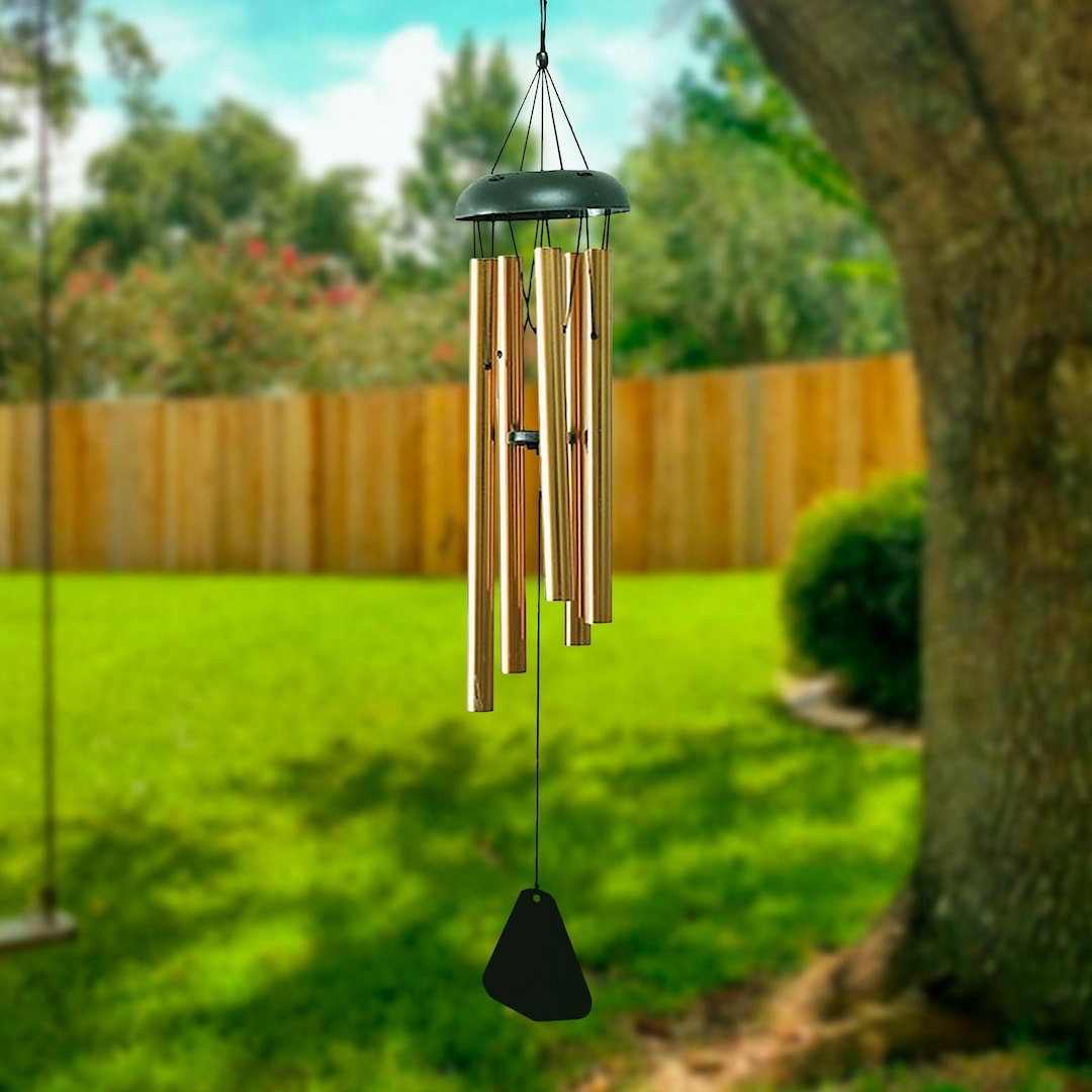 Corinthian Bells Wind Chime, Personalized Wind Chimes Memorial