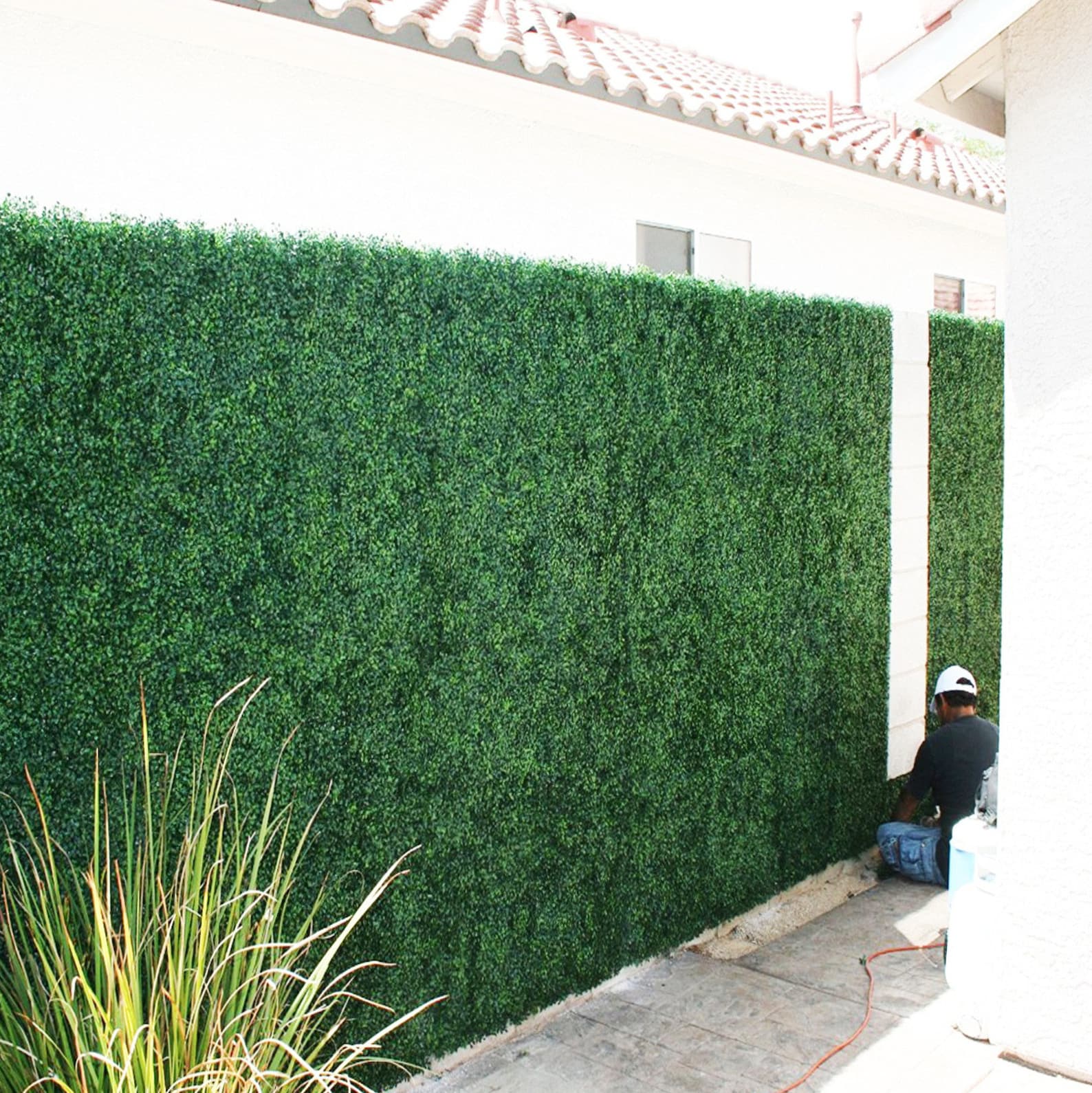 Grass Wall Backdrop Wedding Baby Shower Backdrop Greenery Etsy