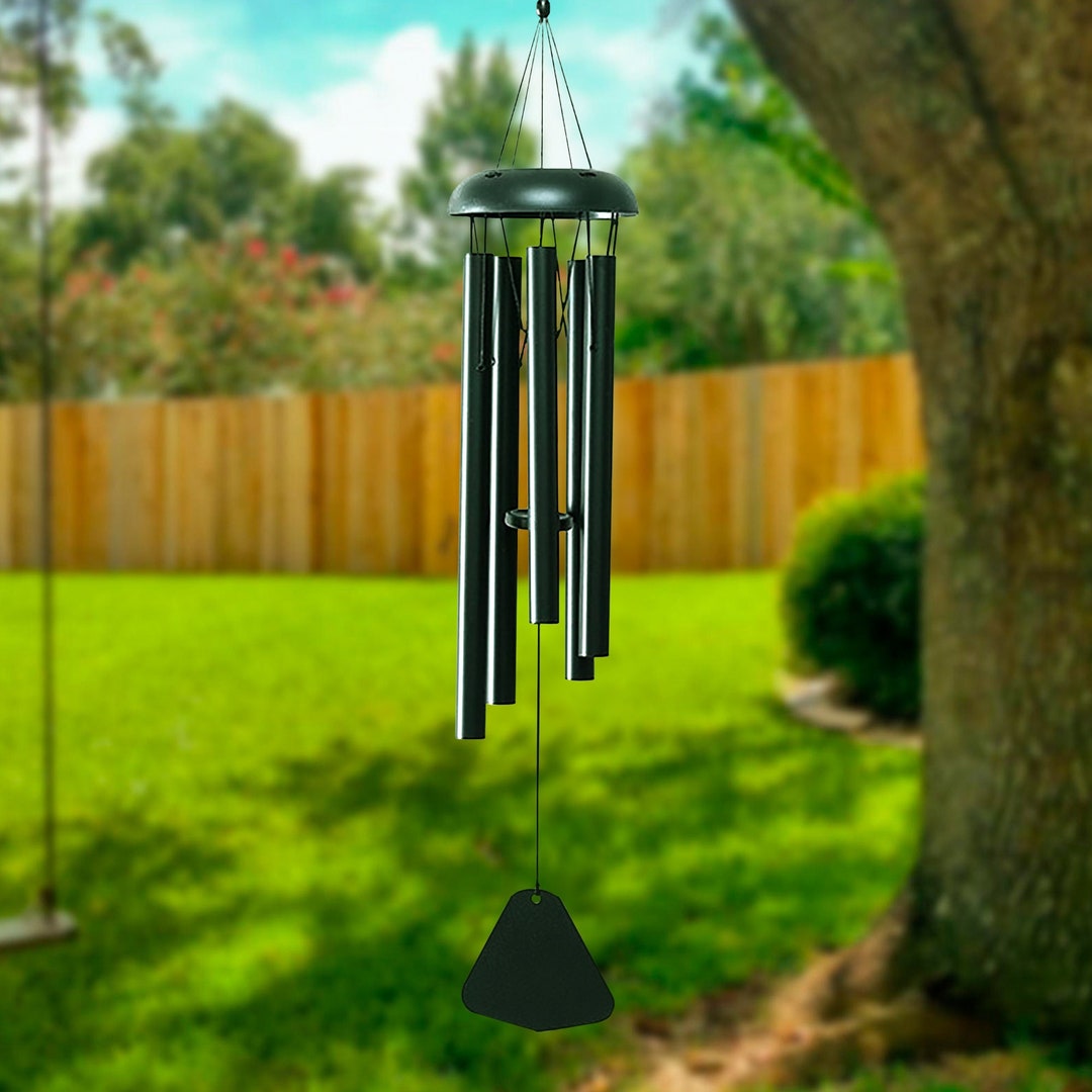 Personalized Memorial Wind Chimes, Engraved Wind Chimes, Custom
