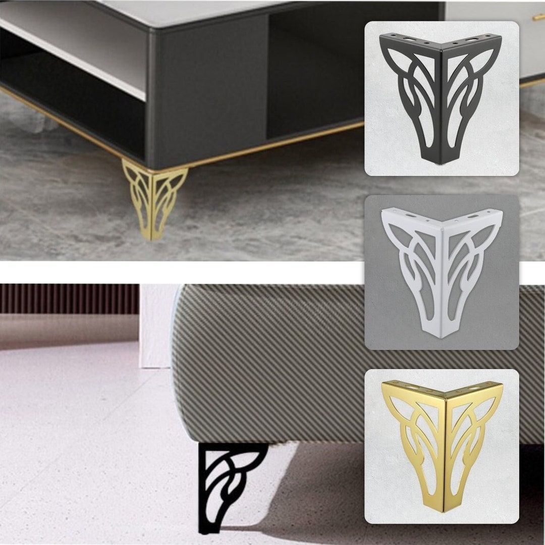 Bed Legs Metal Gold Metal Legs for Dining Table Furniture Etsy