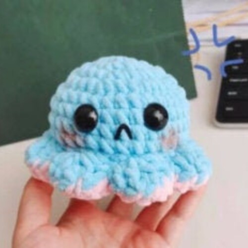 Crochet Pattern Reversible Octopus Plush Double Sided - Etsy