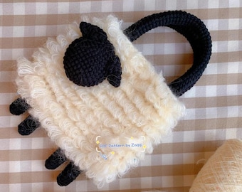 Crochet Pattern, Sheep crochet Handbag, Crochet Bag, crochet Purse, Sheep Bag, Shoulder bag