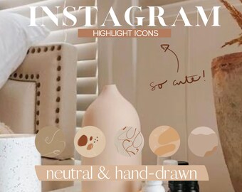5 NEUTRAL Instagram Highlight Icons