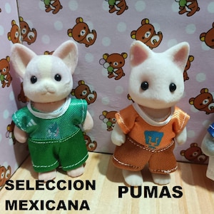 TERNURINES SYLVANIAN CALICO Families Critters Conjunto Deportivo Futbol Mexicano 9 Modelos Diferentes Envio Gratis Free Shipping