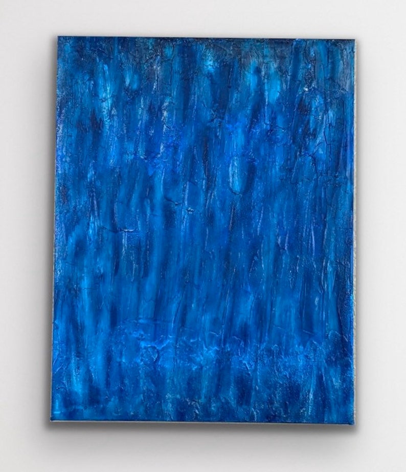 Blue Majestic original abstract painting