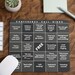 Conference Call Bingo MousePad, Christmas Gift, Coworker Gift, Work Games, Gift For Boss, White Elephant Gift, Corporate Gift, Virtual Bingo 