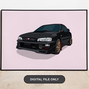 DIGITAL Custom Car Illustrations | Car Portrait | Personalised Gift | Gifts for All Occasions *Digital File Only*