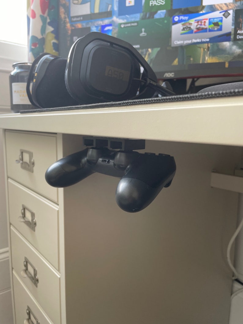PS5/PS4 Xbox One & Switch Pro Under Desk Controller Mount Etsy
