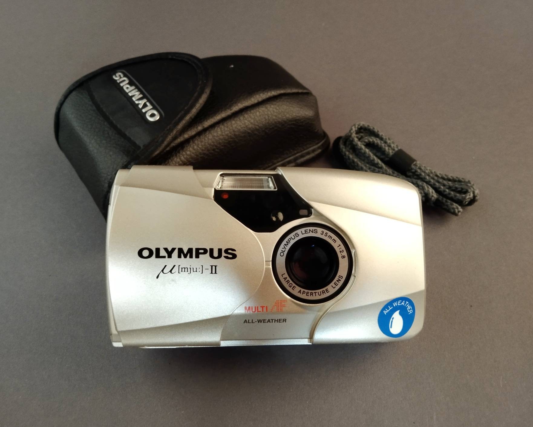 Laag geluk afgunst Olympus MJU II 2.8 Point and Shoot Film Camera With Original - Etsy