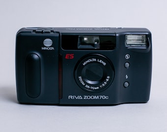 Minolta Riva Zoom 70c Kompakte Point & Shoot 35mm Filmkamera