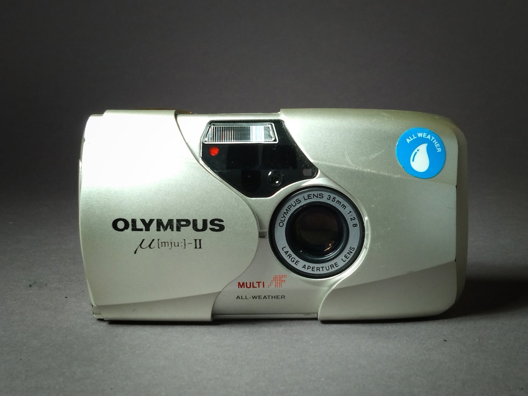 Olympus MJU II 2.8 QD 35mm Point and Shoot Film Camera Etsy