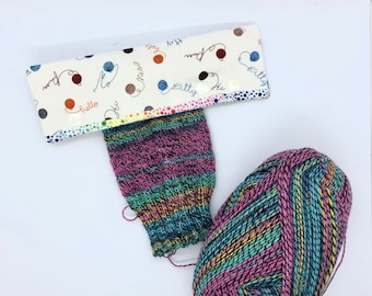 Sock Needle Keeper, Knitting Needle Case, DPN case, needle protector, Needle cozy, Birthday Gift for Knitter, Mothers Day Gift for Mom