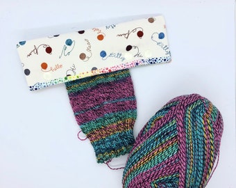 Étui pour aiguilles à double pointe, étui à aiguilles à chaussettes, étui à aiguilles à tricoter, protège-aiguilles, cadeau d'anniversaire pour tricoteuse, cadeau d'anniversaire pour maman