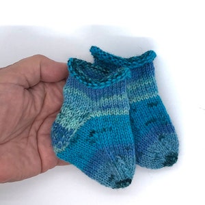 Baby Knit Socks, 0-3 months, ankle sock, Infant Sock, Baby Gift, Knit Baby Booties, Warm sock, Newborn gift, Shower gift, knit socks babies image 9