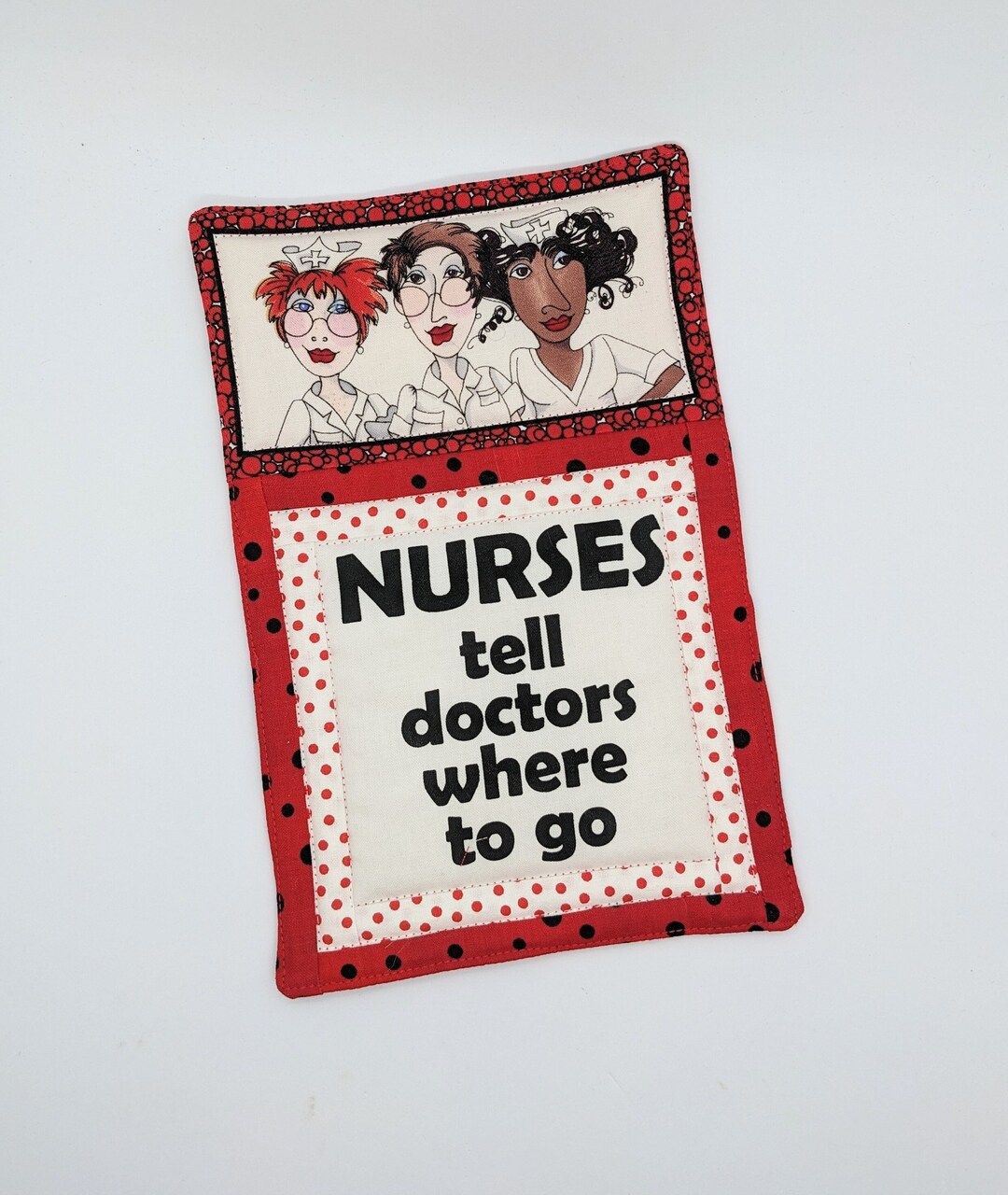 Quilted Mug Rug, Nurse Gift, Fabric Coaster, Coffee Mat, Birthday Gift ...