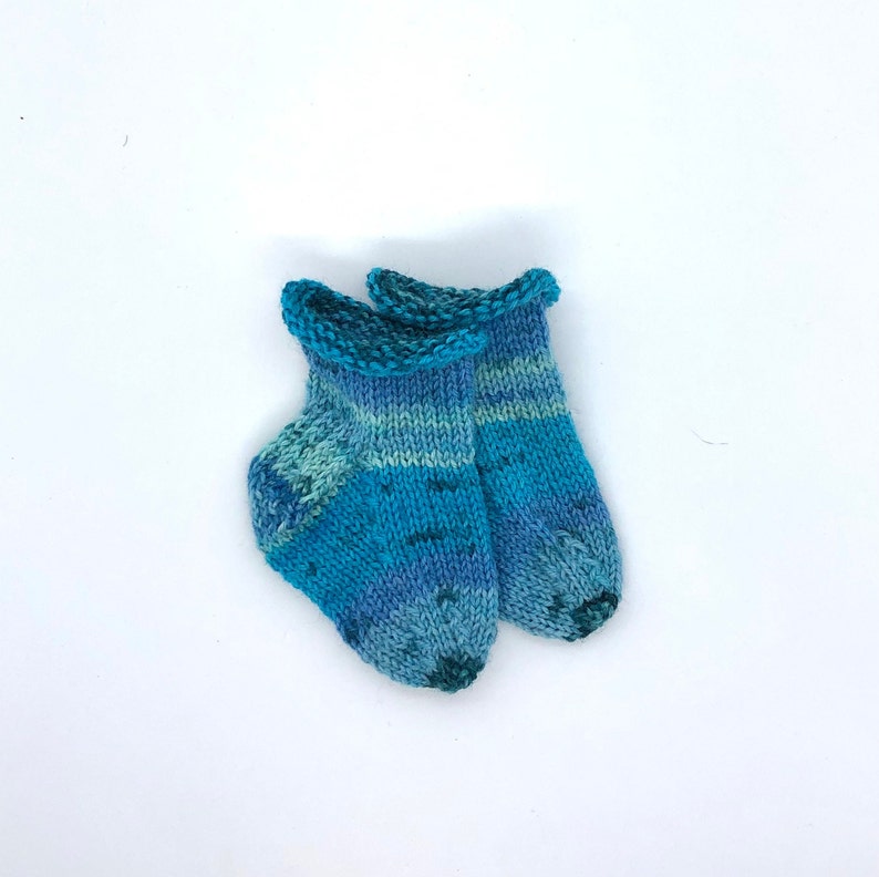 Baby Knit Socks, 0-3 months, ankle sock, Infant Sock, Baby Gift, Knit Baby Booties, Warm sock, Newborn gift, Shower gift, knit socks babies Bild 10