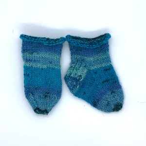 Baby Knit Socks, 0-3 months, ankle sock, Infant Sock, Baby Gift, Knit Baby Booties, Warm sock, Newborn gift, Shower gift, knit socks babies Bild 7
