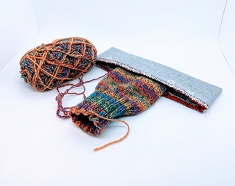 Porte-aiguilles à chaussettes, garde-aiguilles à tricoter, étui pour aiguilles doubles pointes, confortable DPN, cadeau d'anniversaire pour tricoteuse, pour cadeau de maman, cadeau pour elle