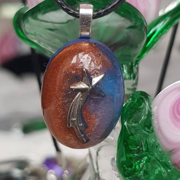 Pendentif étoile filante