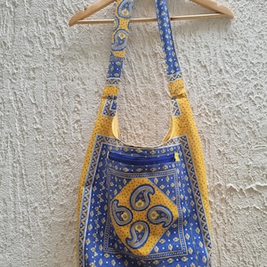 Sac besace motifs provençal
