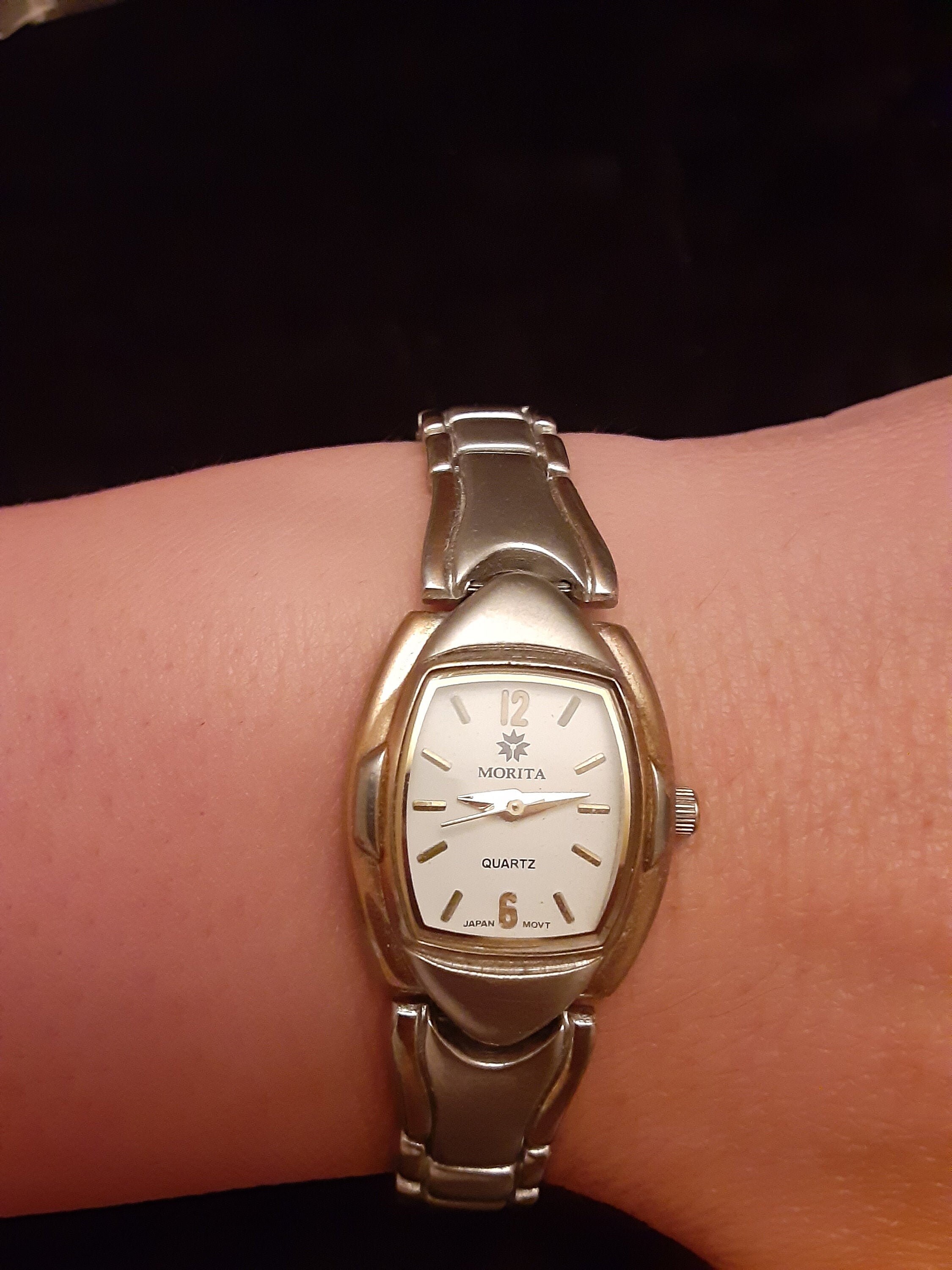 Morita Quarts Japan Movement vintage womens watch stainless Etsy