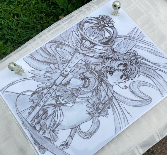 Sailor Moon-art Prints-pencil Drawing - Etsy