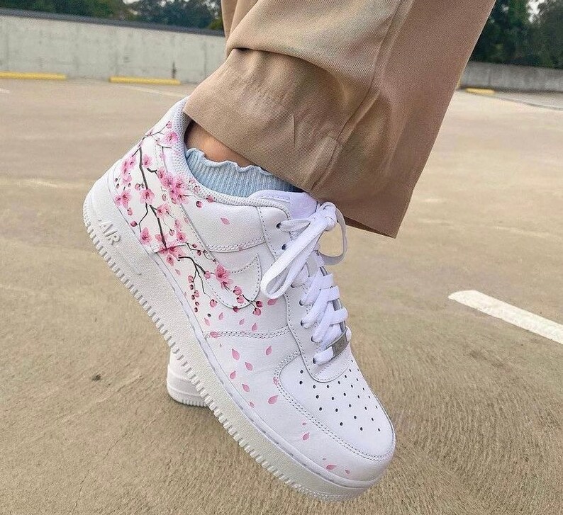 custom af1 cherry blossom