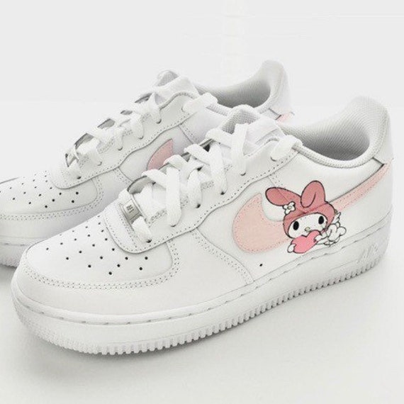 Custom Nike Air Force 1s Sanrio My Melody | Etsy