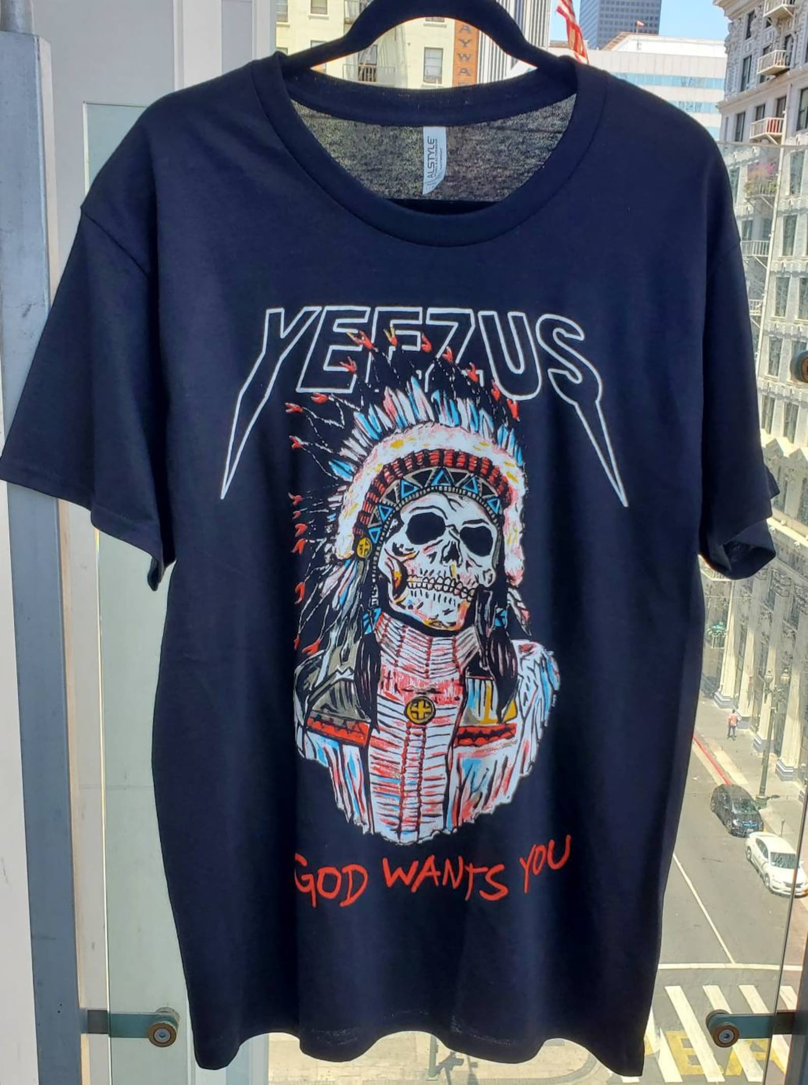Yeezus Kanye West Vintage Tee Shirt Kanye Shirt Yeesuz shirt | Etsy