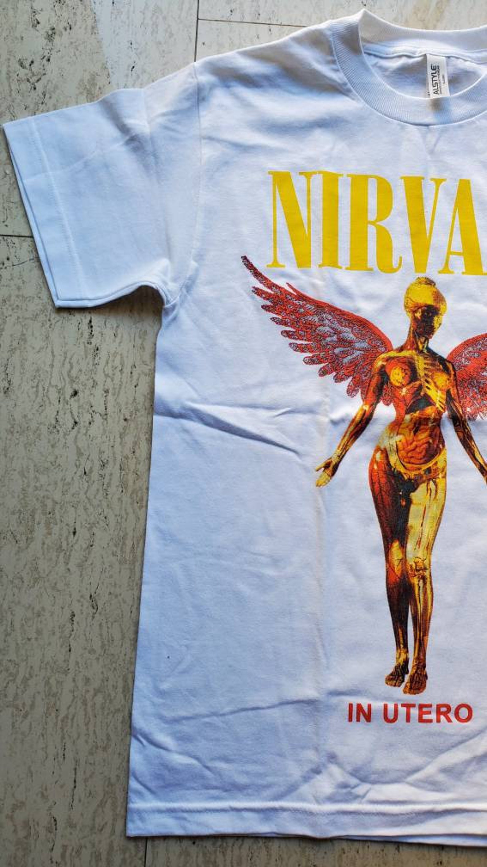 Nirvana Vintage Graphic Tee Nirvana Shirt | Etsy