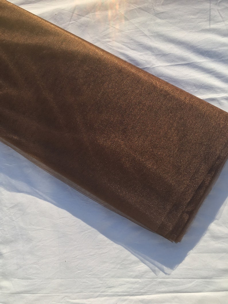 Wedding Tulle 54 inch Shiny Tulle Bolt in Tiramisu Dresses Veils High Quality Tulle Soft Tulle