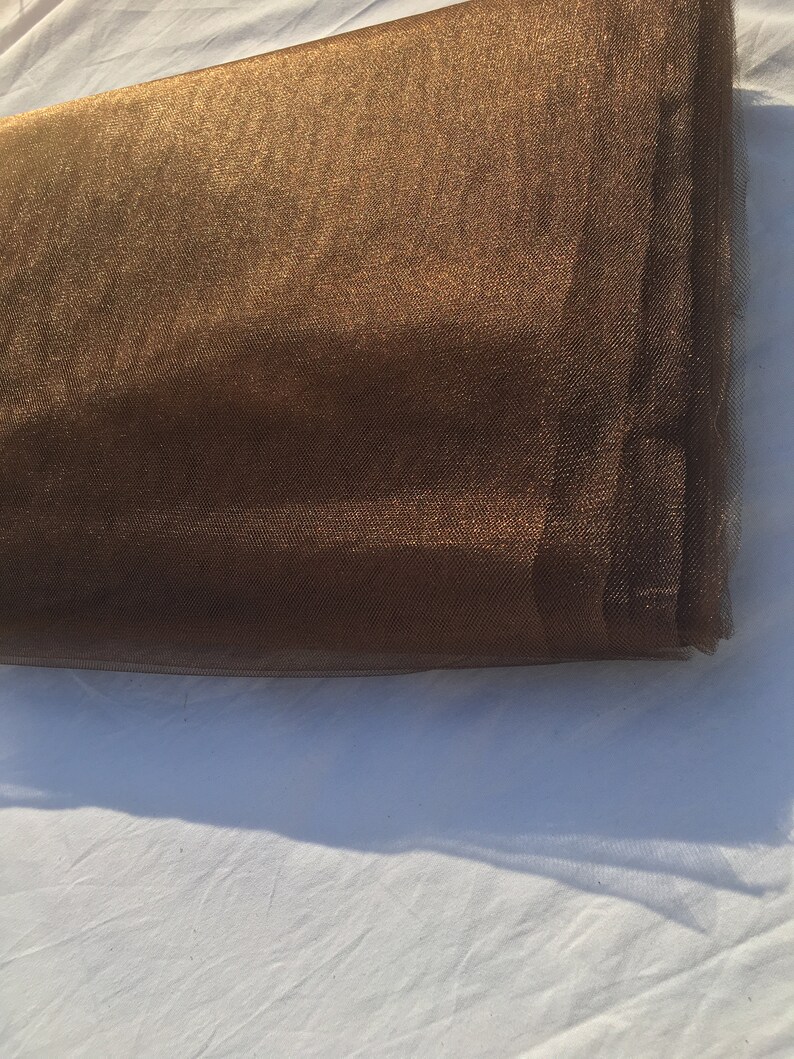 Wedding Tulle 54 inch Shiny Tulle Bolt in Tiramisu Dresses Veils High Quality Tulle Soft Tulle