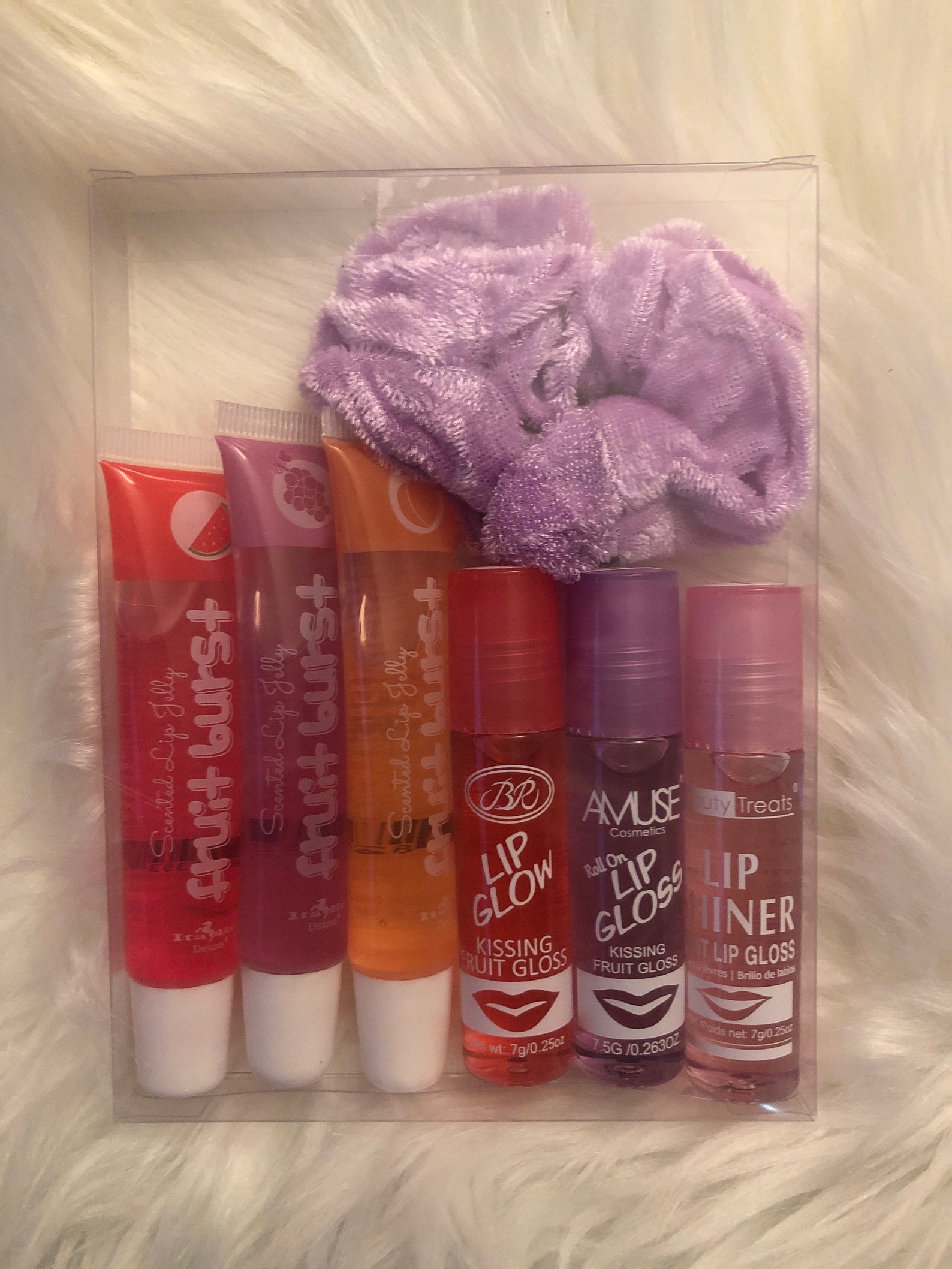 Lip Gloss Bundle Gift Set Fruity Etsy