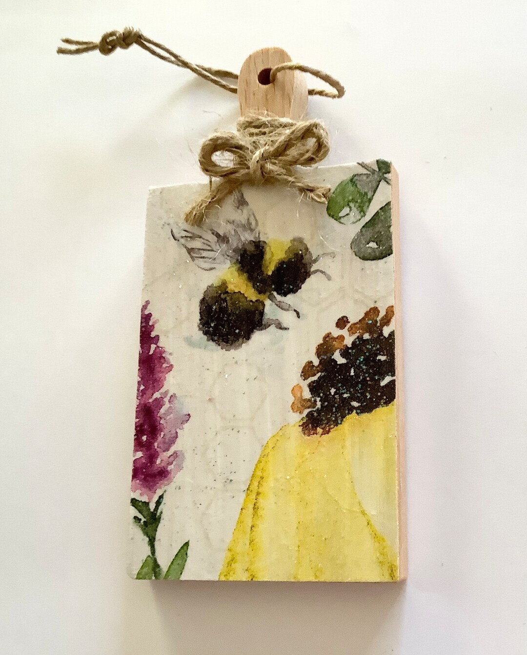 Bee Mini Wooden Cutting Board Etsy