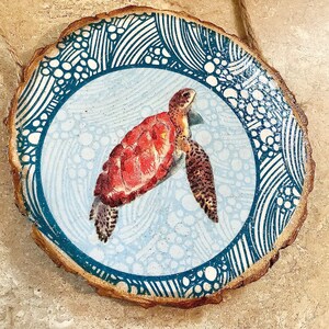 Sea Turtle Wooden Wall Hanging