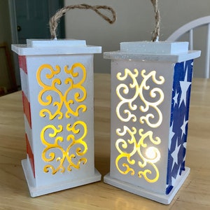 Patriotic Mini Lanterns