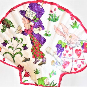 Alice in Wonderland Seashell Ornament
