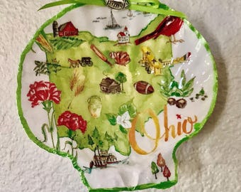Adorno de concha de vieira de Ohio