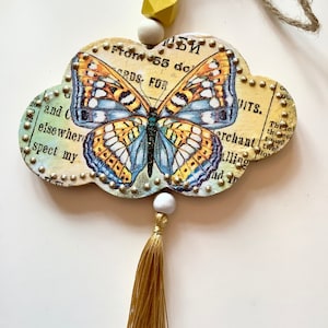 Butterfly Wood Ornament