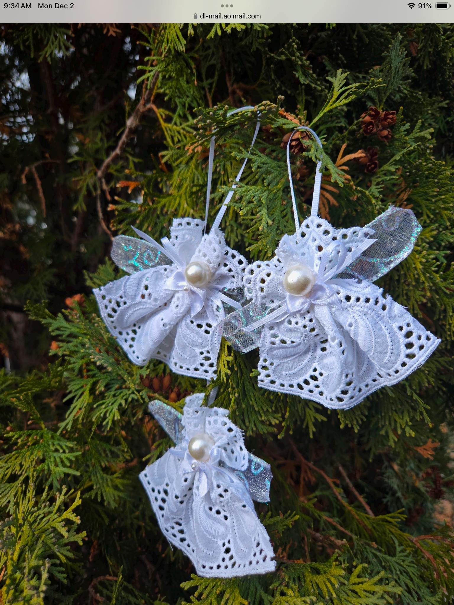 Angel Ornament Lace - Etsy