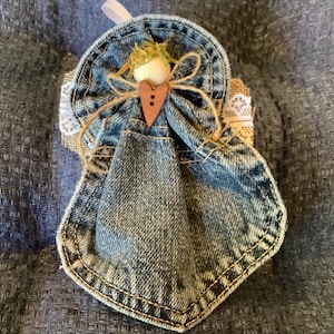 Denim Pocket Angel