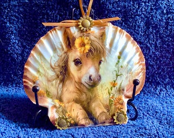Horse Shell Ornament