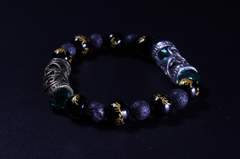 8mm Emerald Bracelet