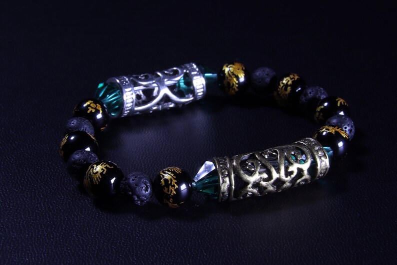 8mm Emerald Bracelet