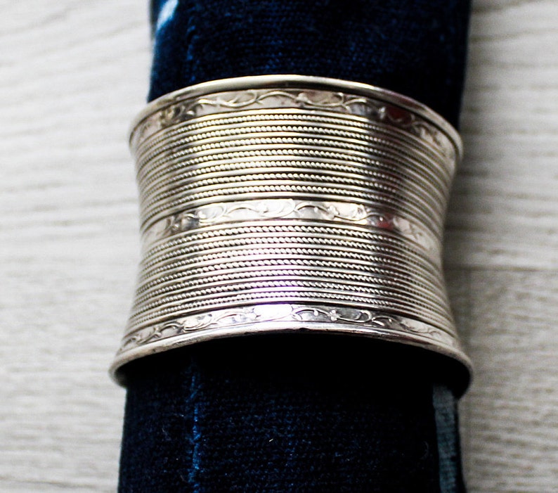 Sterling Silver Indian Cuff Bracelet Etsy