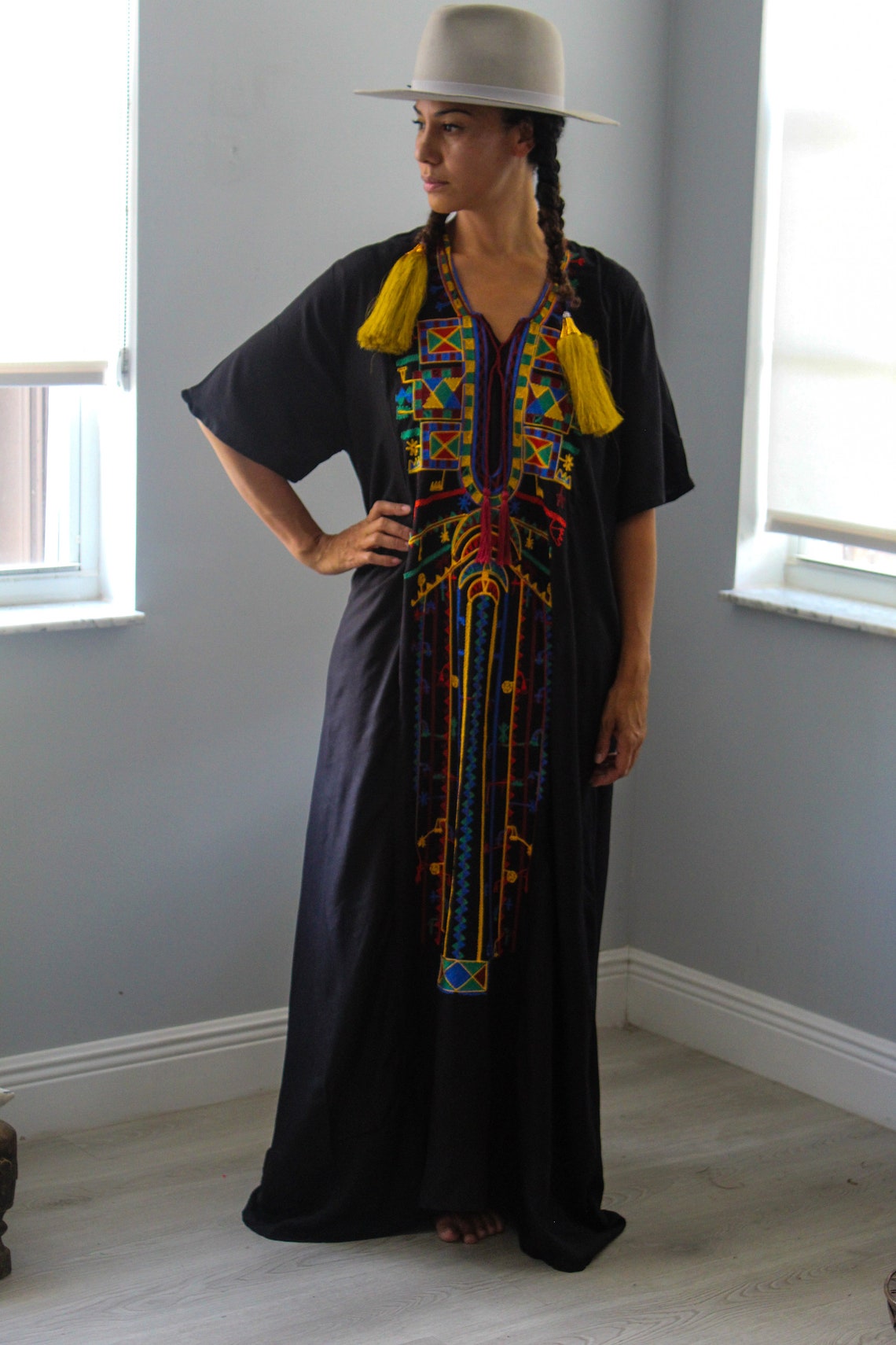 Nubian Embroidered Dress - Etsy