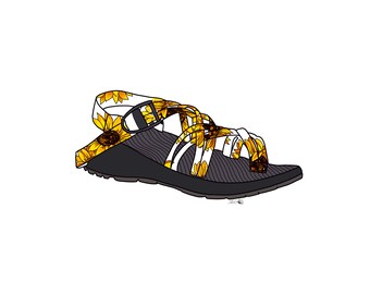 sunflower chacos