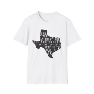 Texas Pride T-Shirt | Unisex Softstyle Tee | Southern Charm, Birthday Gift, Texas Independence Day, Casual Wear, Music Festival